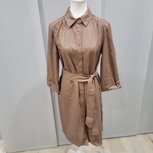 Joseph Ribkoff Brown Long Sleeve Dress